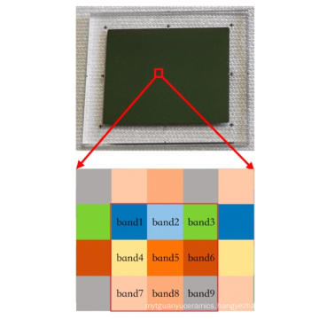 Pixel level (mosaic) multi-channel filter of 450-570nm